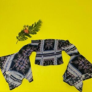 Off the shoulder crop top